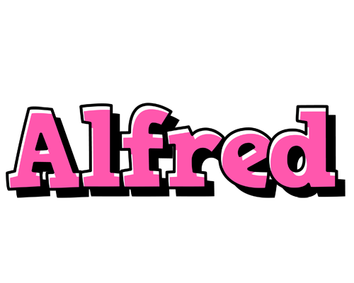 Alfred girlish logo