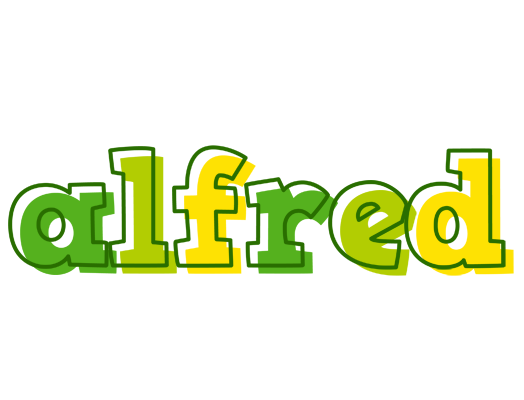 Alfred juice logo