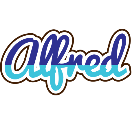 Alfred raining logo