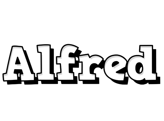 Alfred snowing logo