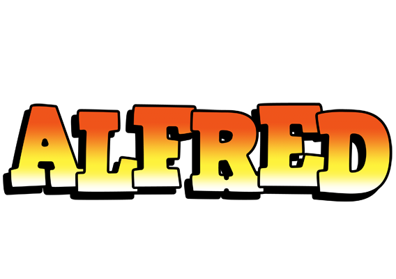 Alfred sunset logo