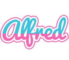 Alfred woman logo