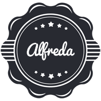 Alfreda badge logo