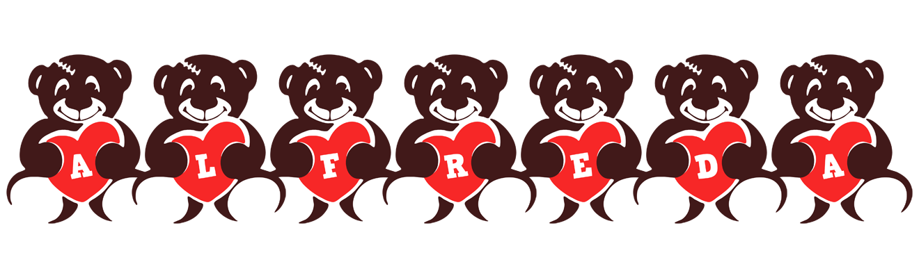 Alfreda bear logo