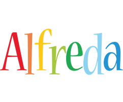 Alfreda birthday logo