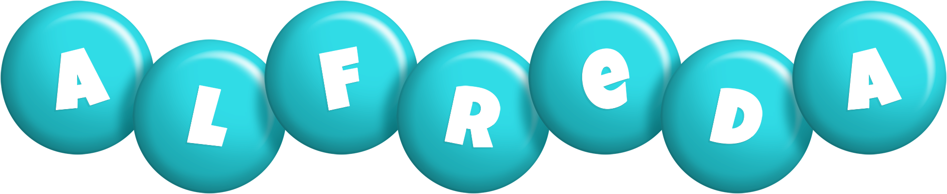 Alfreda candy-azur logo