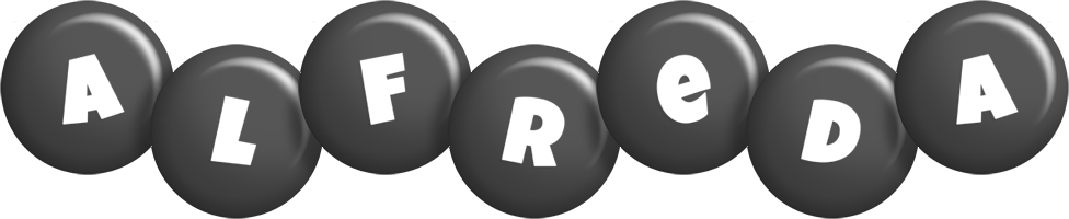 Alfreda candy-black logo