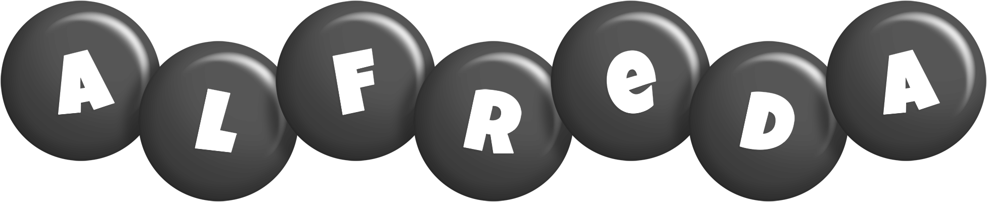 Alfreda candy-black logo