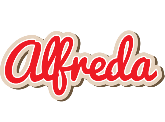 Alfreda chocolate logo