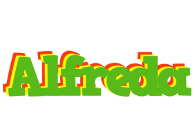 Alfreda crocodile logo