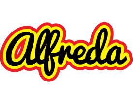 Alfreda flaming logo