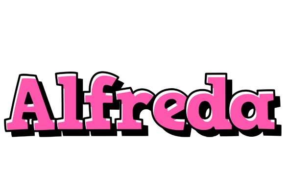 Alfreda girlish logo