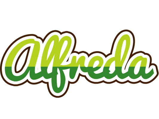 Alfreda golfing logo