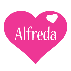 Alfreda love-heart logo
