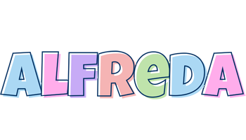 Alfreda pastel logo