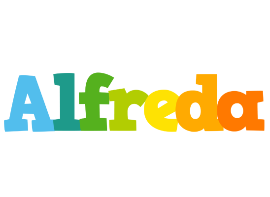 Alfreda rainbows logo