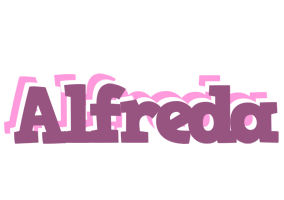Alfreda relaxing logo