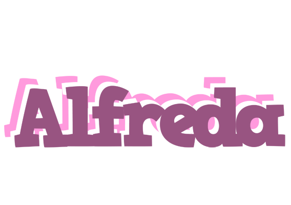 Alfreda relaxing logo
