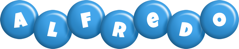 Alfredo candy-blue logo