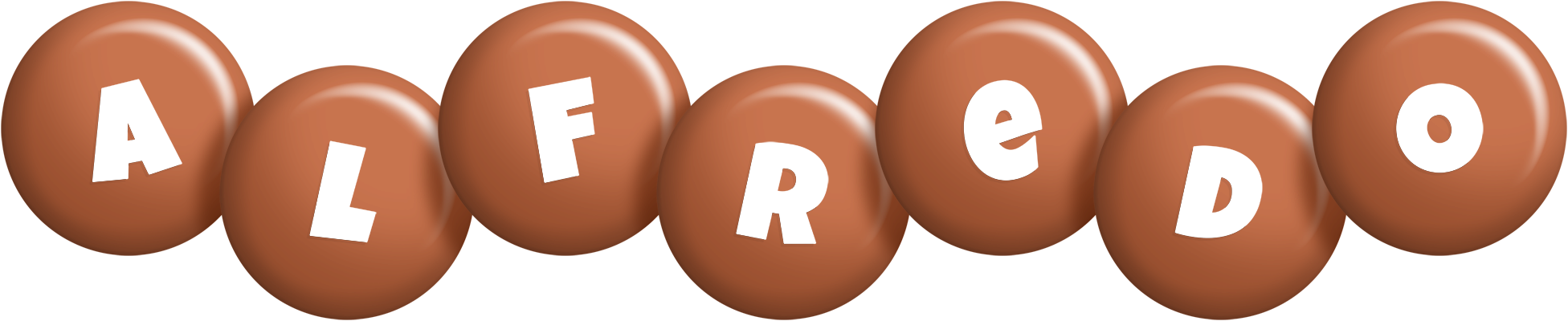 Alfredo candy-brown logo