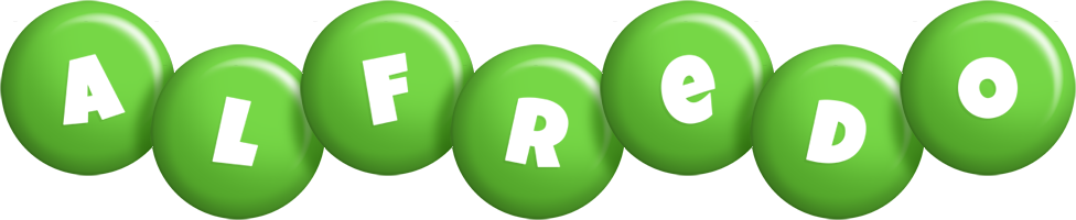 Alfredo candy-green logo