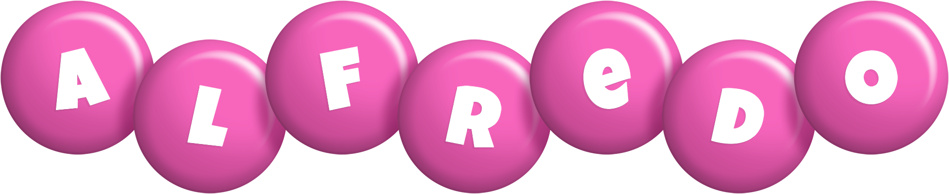 Alfredo candy-pink logo