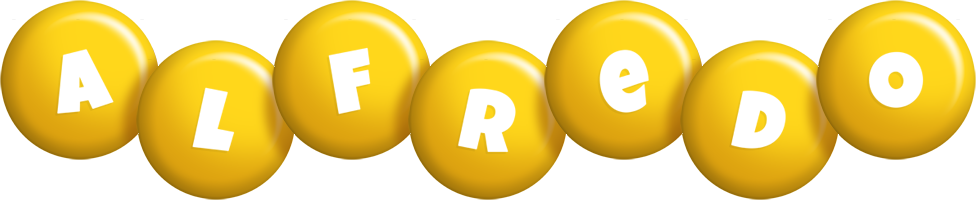 Alfredo candy-yellow logo