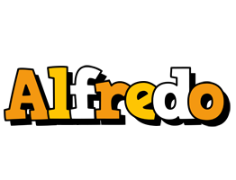 Alfredo cartoon logo
