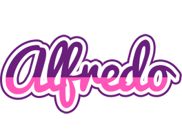 Alfredo cheerful logo