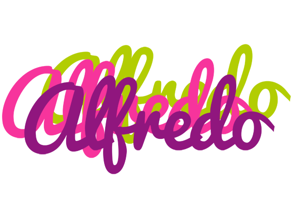 Alfredo flowers logo