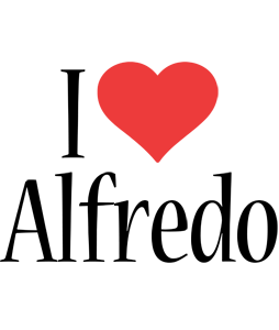 Alfredo i-love logo