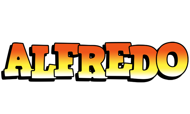 Alfredo sunset logo