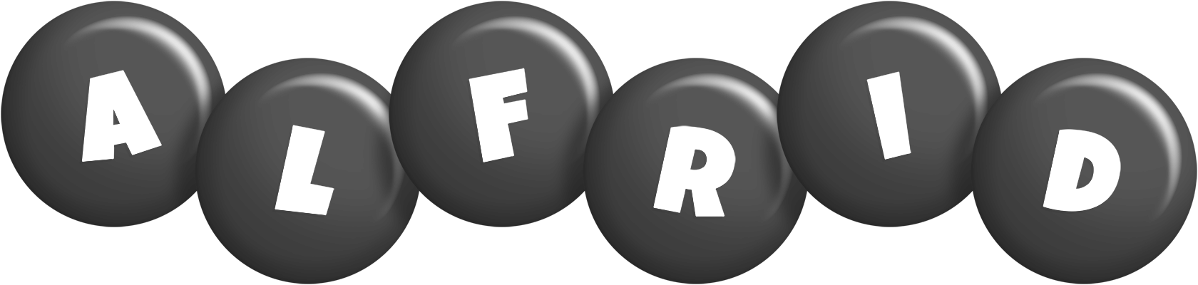 Alfrid candy-black logo