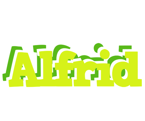 Alfrid citrus logo