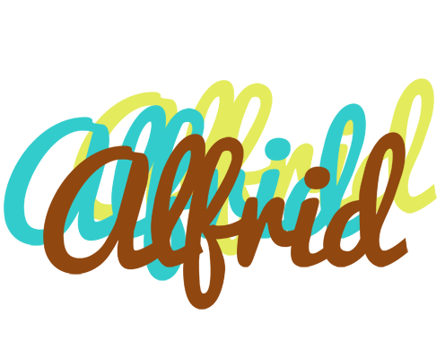 Alfrid cupcake logo