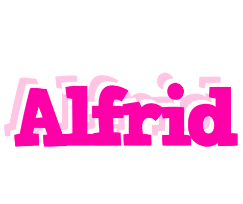 Alfrid dancing logo