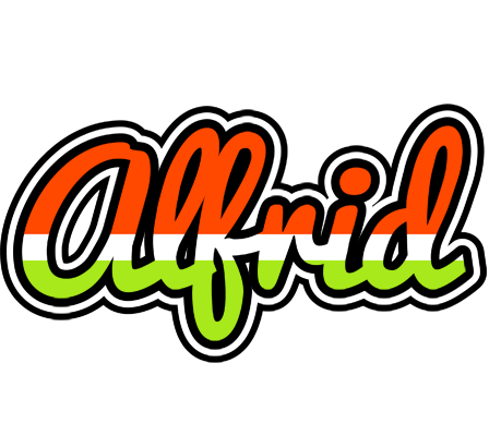 Alfrid exotic logo