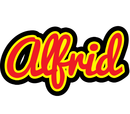Alfrid fireman logo