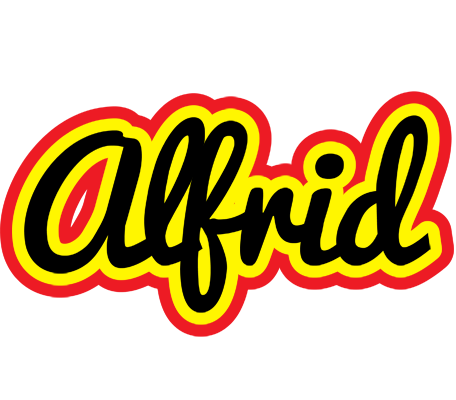 Alfrid flaming logo