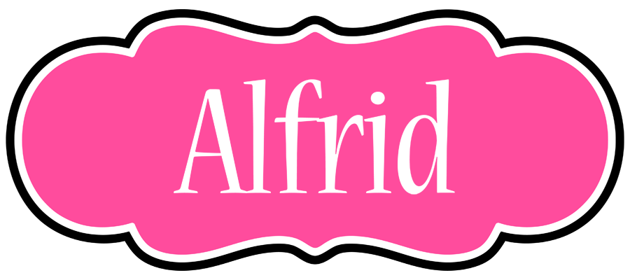 Alfrid invitation logo
