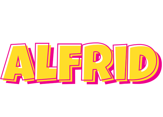 Alfrid kaboom logo
