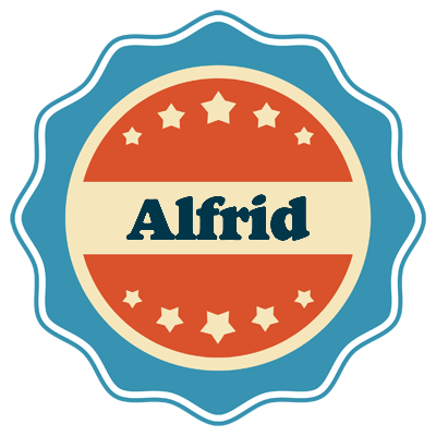 Alfrid labels logo