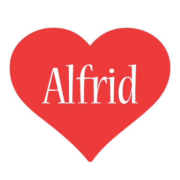 Alfrid love logo