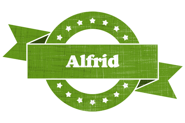 Alfrid natural logo