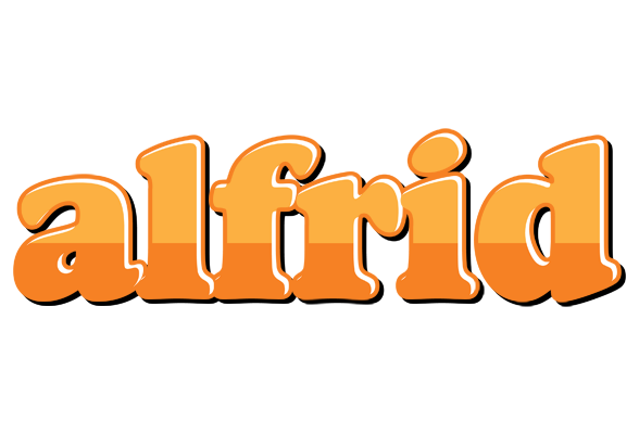Alfrid orange logo
