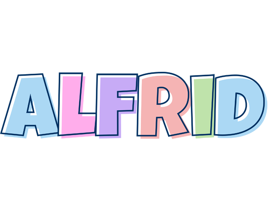 Alfrid pastel logo