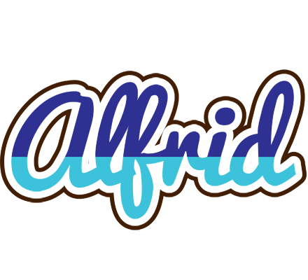 Alfrid raining logo