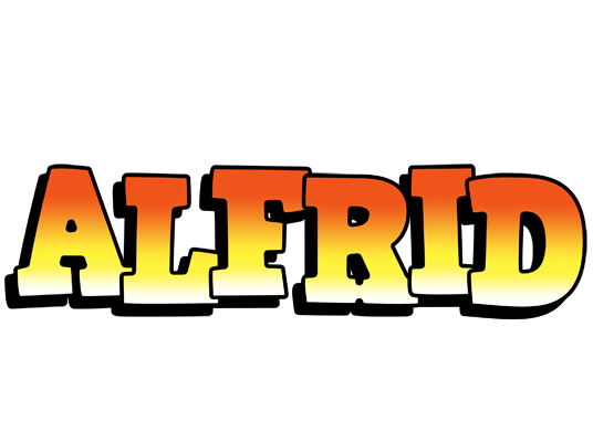 Alfrid sunset logo