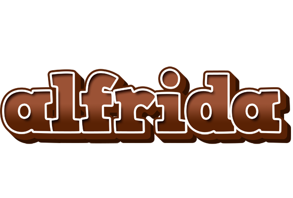 Alfrida brownie logo