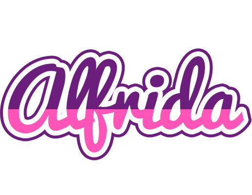 Alfrida cheerful logo
